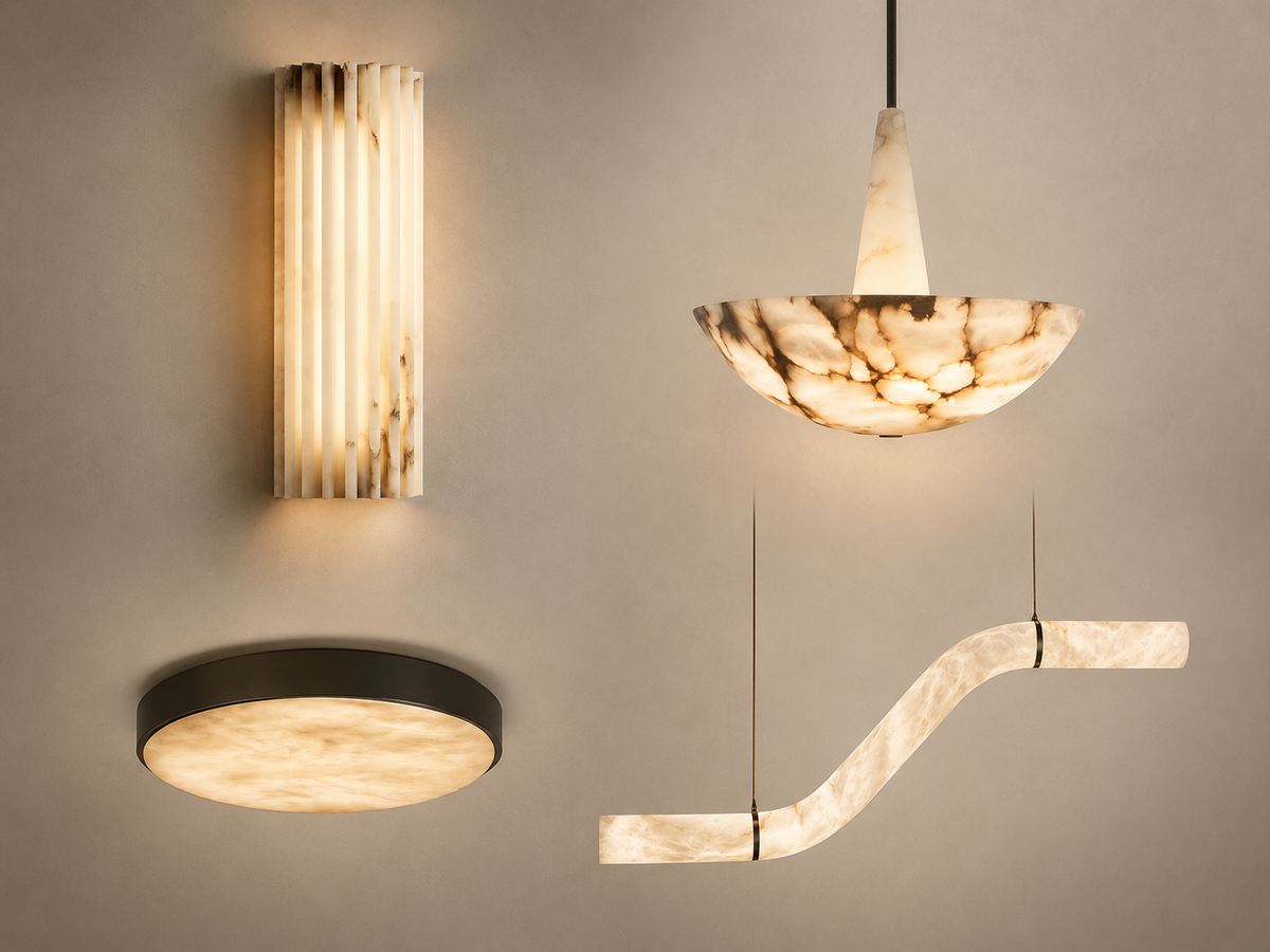 How to Clean Alabaster Light Fixtures Without Damaging the Stone