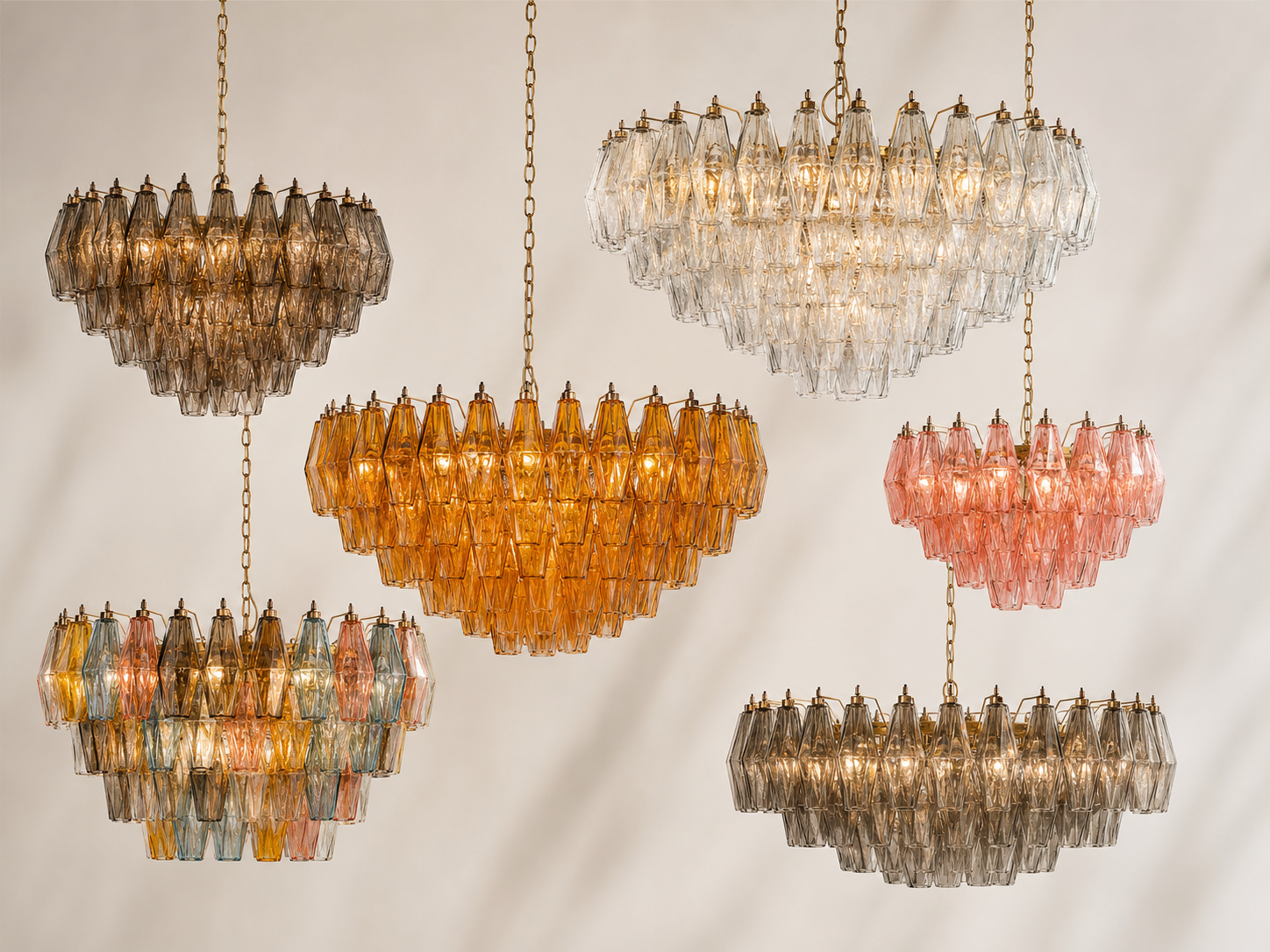 Murano Poliedri Chandelier Guide: Faceted Glass, Color, and Room Fit