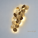 Gold Leaf Handmade Branch Wall Sconce product image