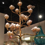 Mina Luxury Branch Flower Chandelier by Bling Lighting Studio