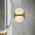 Hopkins Alabaster Sconce 9"–17"