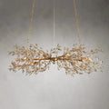 Crystal Flowers Fiore Linear Chandelier