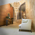 Lignia Branch Round Multi-tier Chandelier 33Light 47"W by Bling Lighting Studio