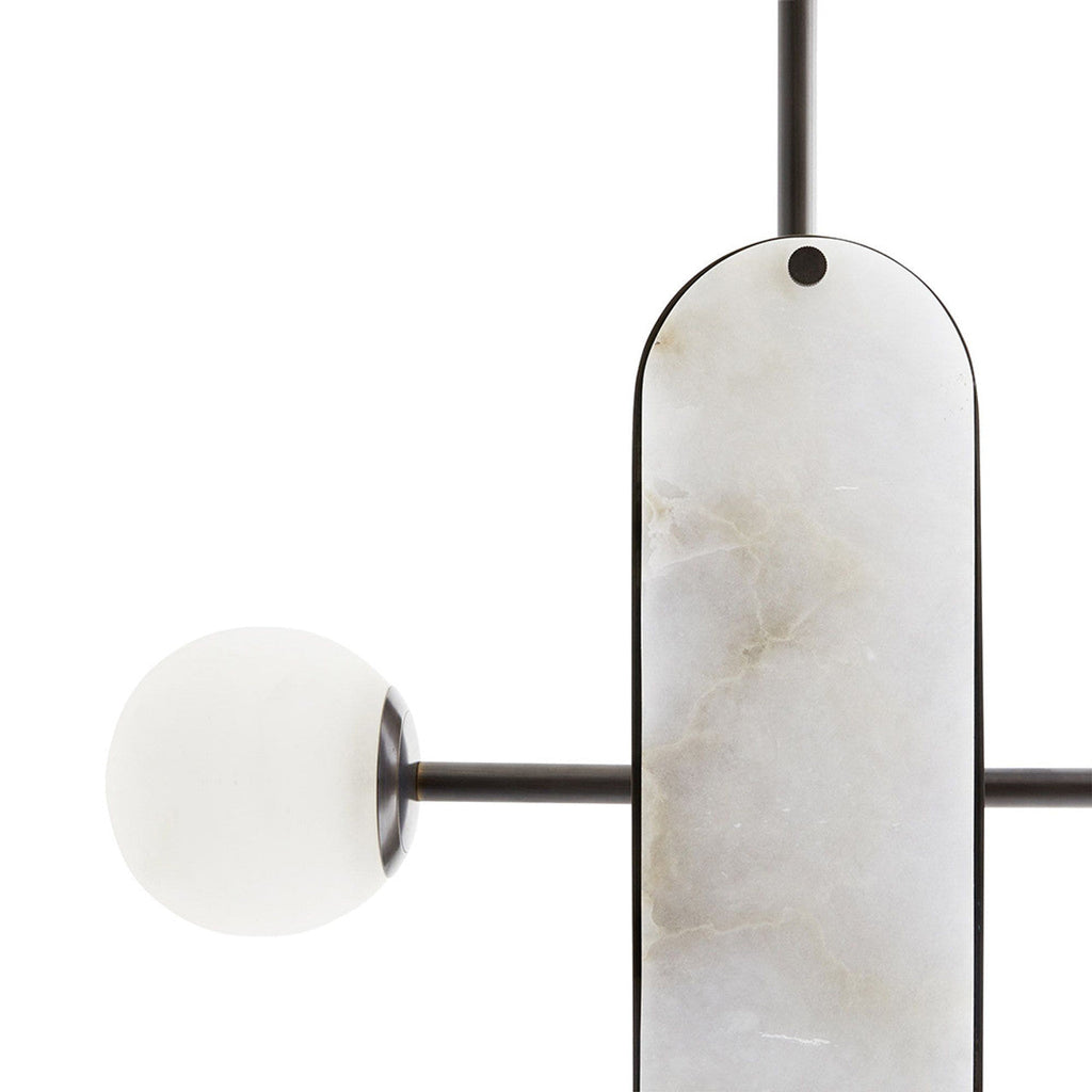 Maradona Pendant Light, Designer Choice Linear Chandelier by Bling Lighting Studio