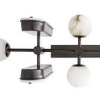 Maradona Alabaster Linear Pendant Chandelier material and finish detail