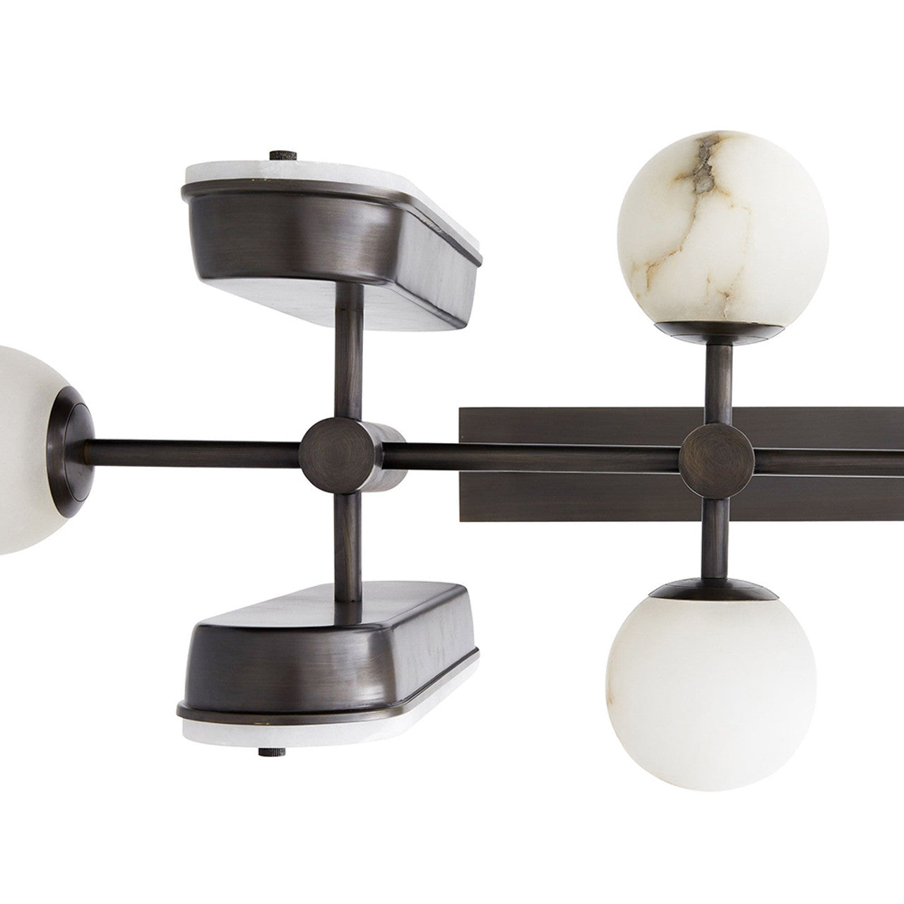 Maradona Pendant Light, Designer Choice Linear Chandelier by Bling Lighting Studio
