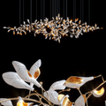 White Vine Blossom Chandelier