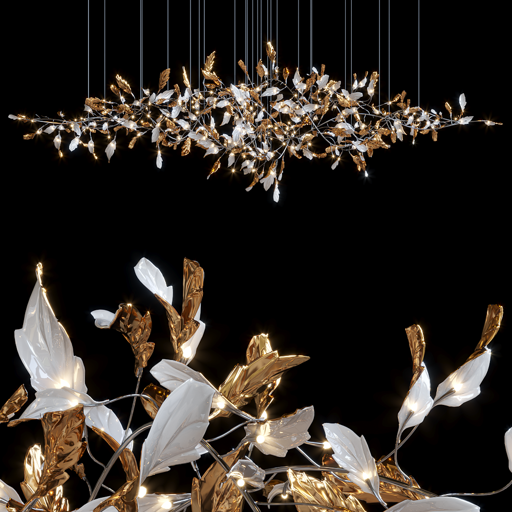 Clear Loop Arcade Chandelier