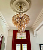 Asti Glass Chandelier Glass lighting by Bling Lighting Studio