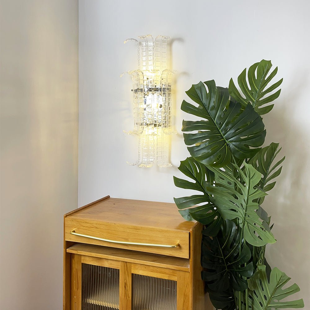 Aveline Glass Wall Sconce Glass lighting by Bling Lighting Studio