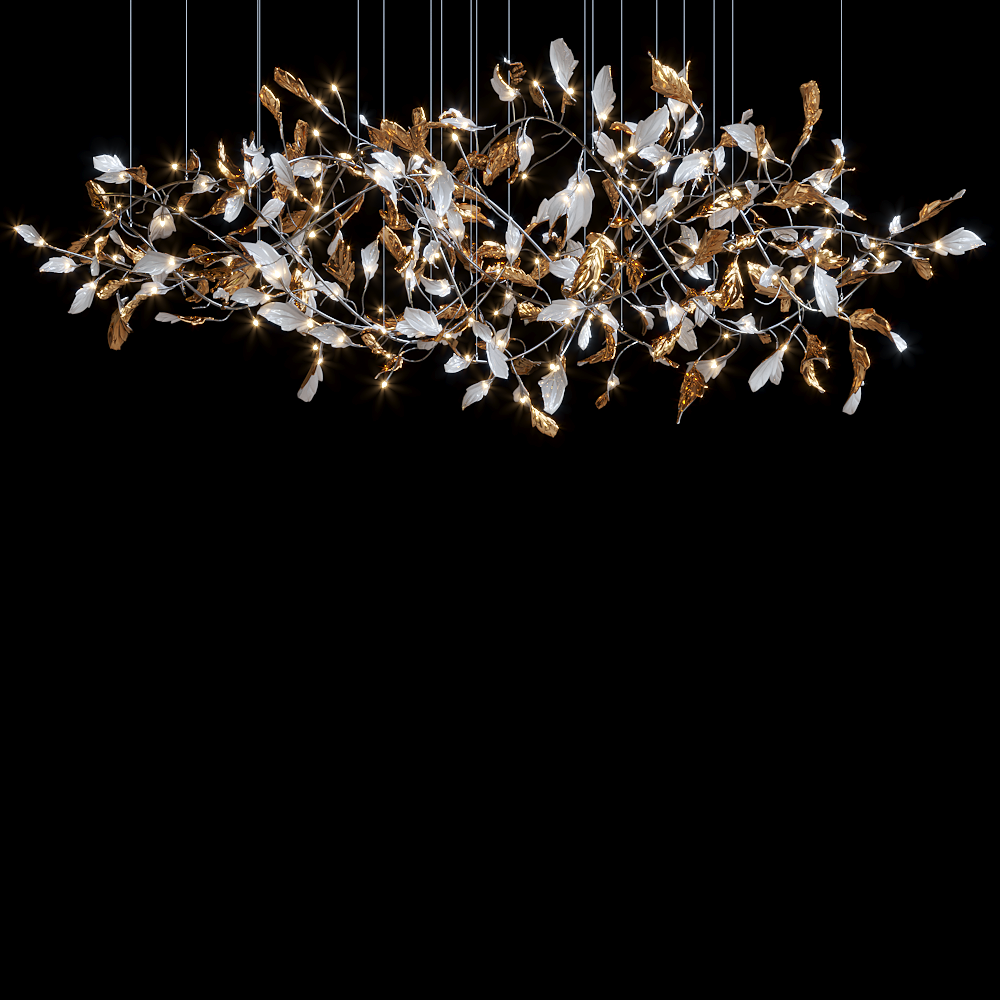 Clear Loop Arcade Chandelier