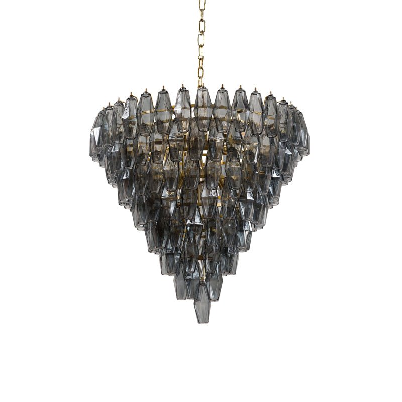 Asti Glass Chandelier Glass lighting by Bling Lighting Studio