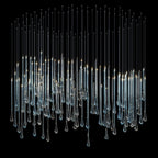 Crystal Tube Rain Chandelier