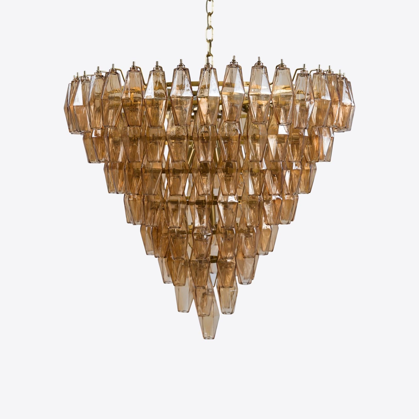 Asti Glass Chandelier Glass lighting by Bling Lighting Studio