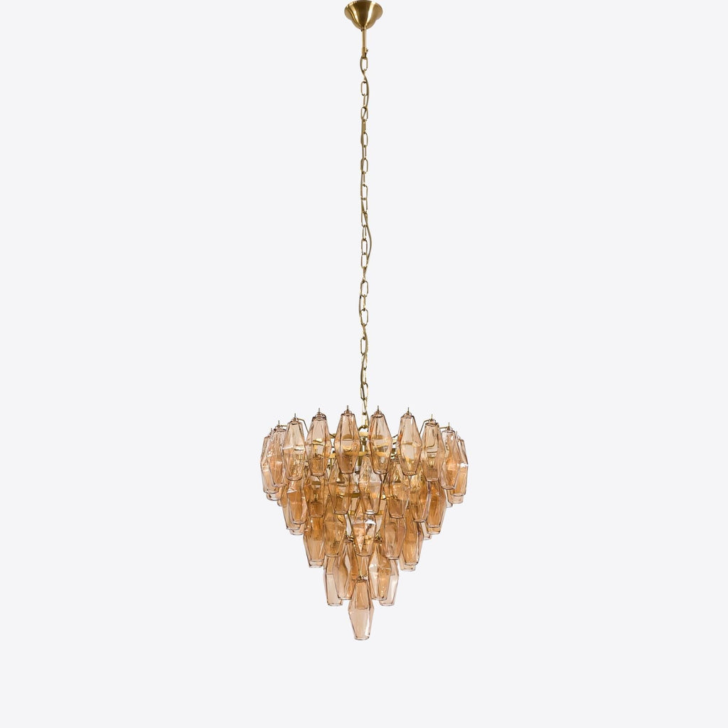 Asti Glass Chandelier Glass lighting by Bling Lighting Studio