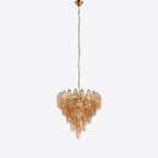 Asti Glass Chandelier Glass lighting by Bling Lighting Studio