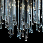 Crystal Tube Rain Chandelier