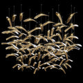 Gold Wing Flight Chandelier