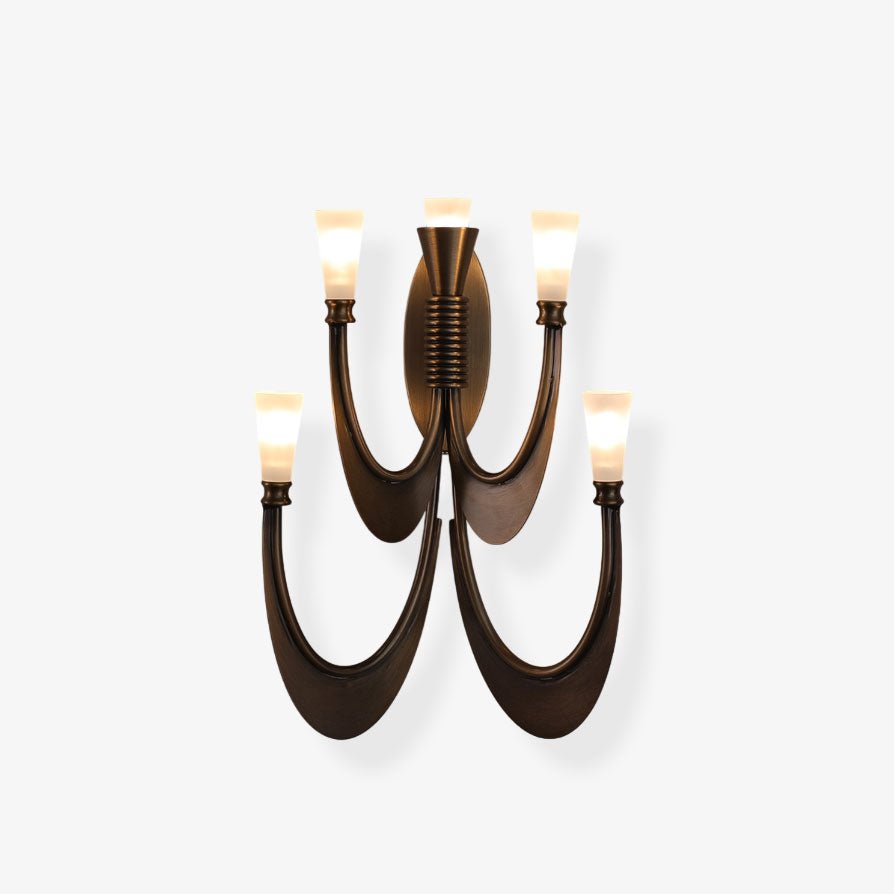 Metropolis Grand Alabaster Sconce by Bling Lighting Studio