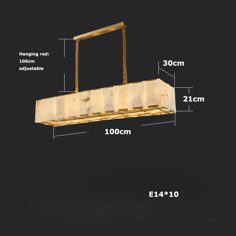 Solaro Natural Alabaster Chandelier product image
