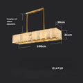 Solaro Natural Alabaster Dining Chandelier product image