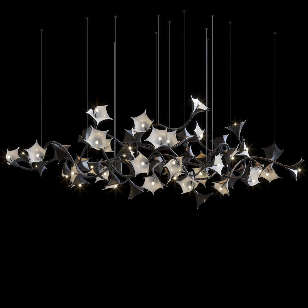 Monochrome Manta Vine Chandelier