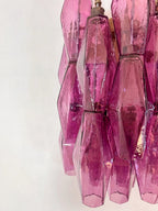 Murano Wall Lamp | 17 Purple Poliedri Glass | Set of 2