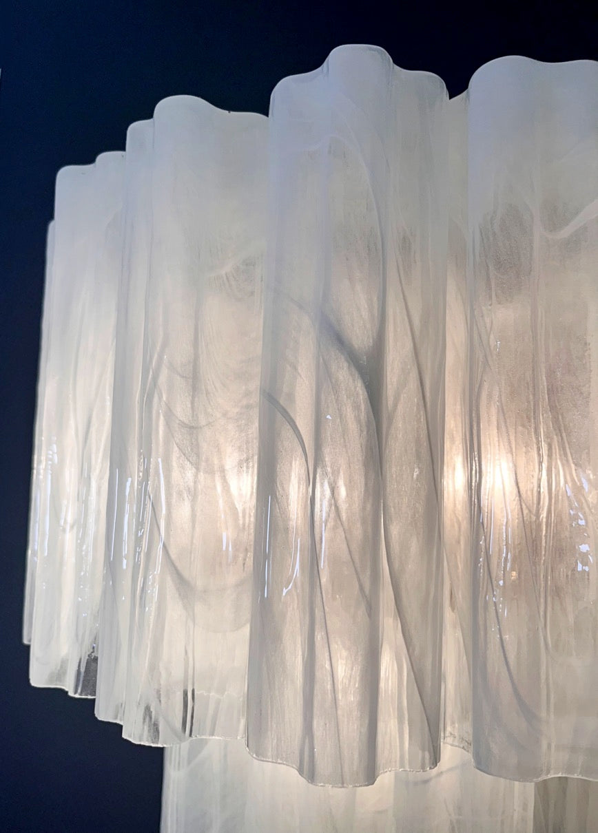 Murano Wall Lamp | 13 Alabaster White Tube Glass