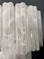 Murano Wall Lamp | 13 Alabaster White Tube Glass | Set of 2