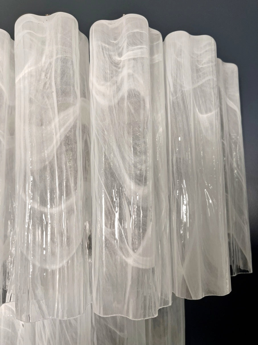 Murano Wall Lamp | 13 Alabaster White Tube Glass