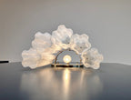 Murano Wall Lamp | 5 White Alabaster Glass Tubes | Set of 2