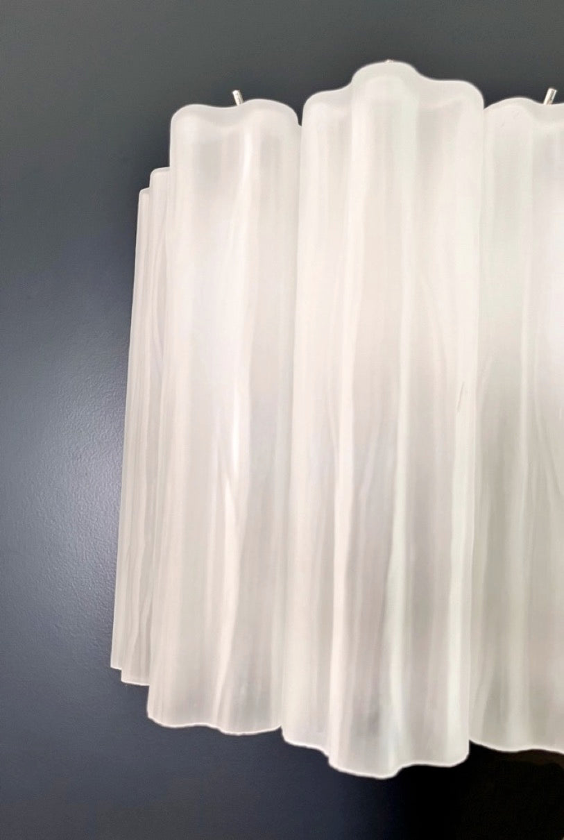 Murano Wall Lamp | 5 Matte Tube Glass | Set of 2