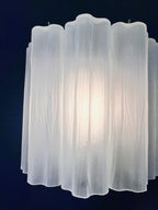 Murano Wall Lamp | 5 Matte Tube Glass | Set of 2
