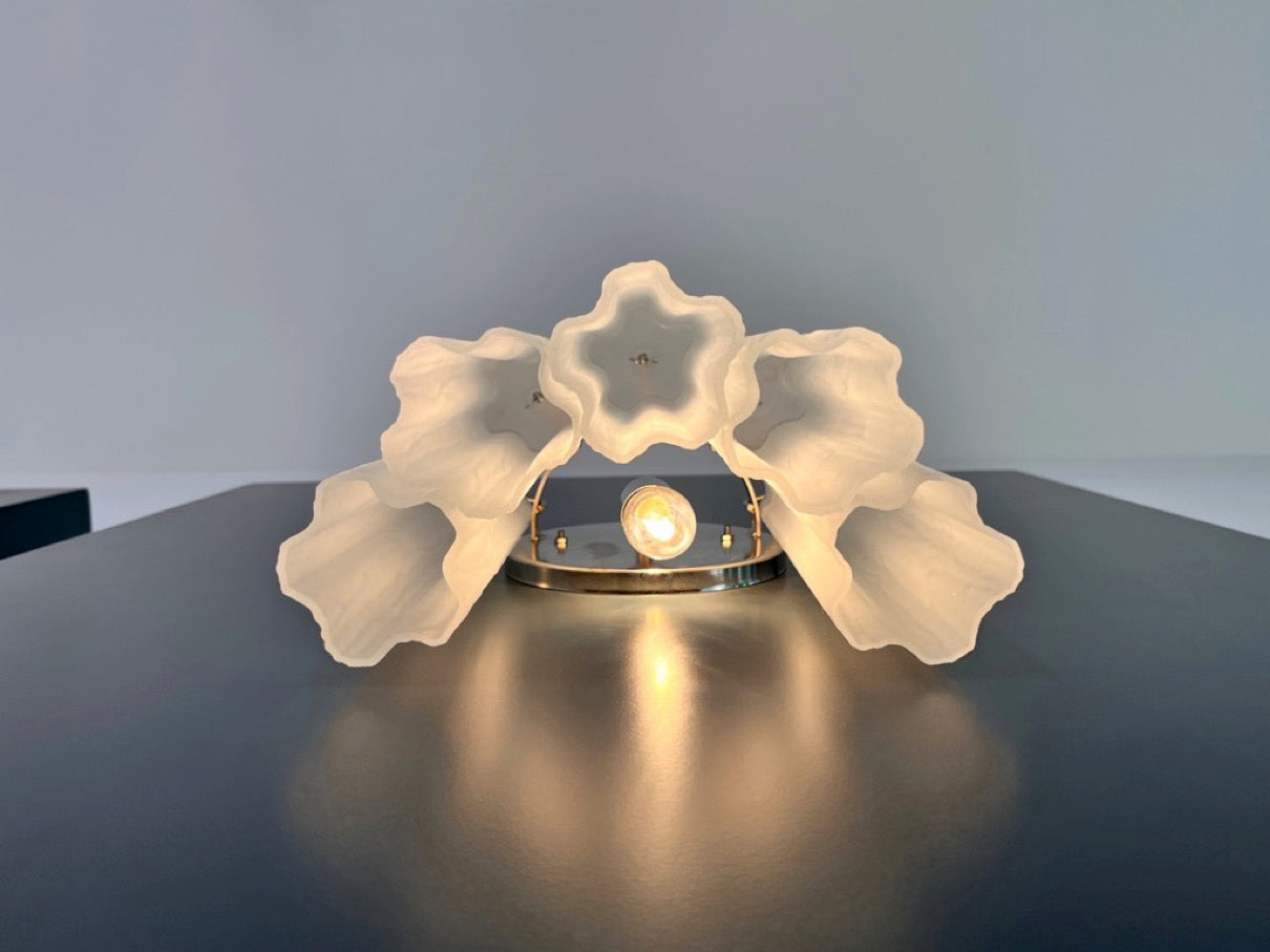 Murano Wall Lamp | 5 Matte Tube Glass | Set of 2