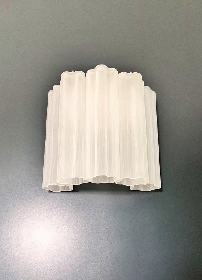 Murano Wall Lamp | 5 Matte Tube Glass | Set of 2