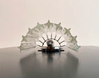 Murano Wall Lamp | 9 Clear Prism Glass | Set of 2