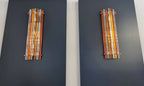 Murano Wall Lamp | 14 Clear Yellow Prism Glass | Set of 2