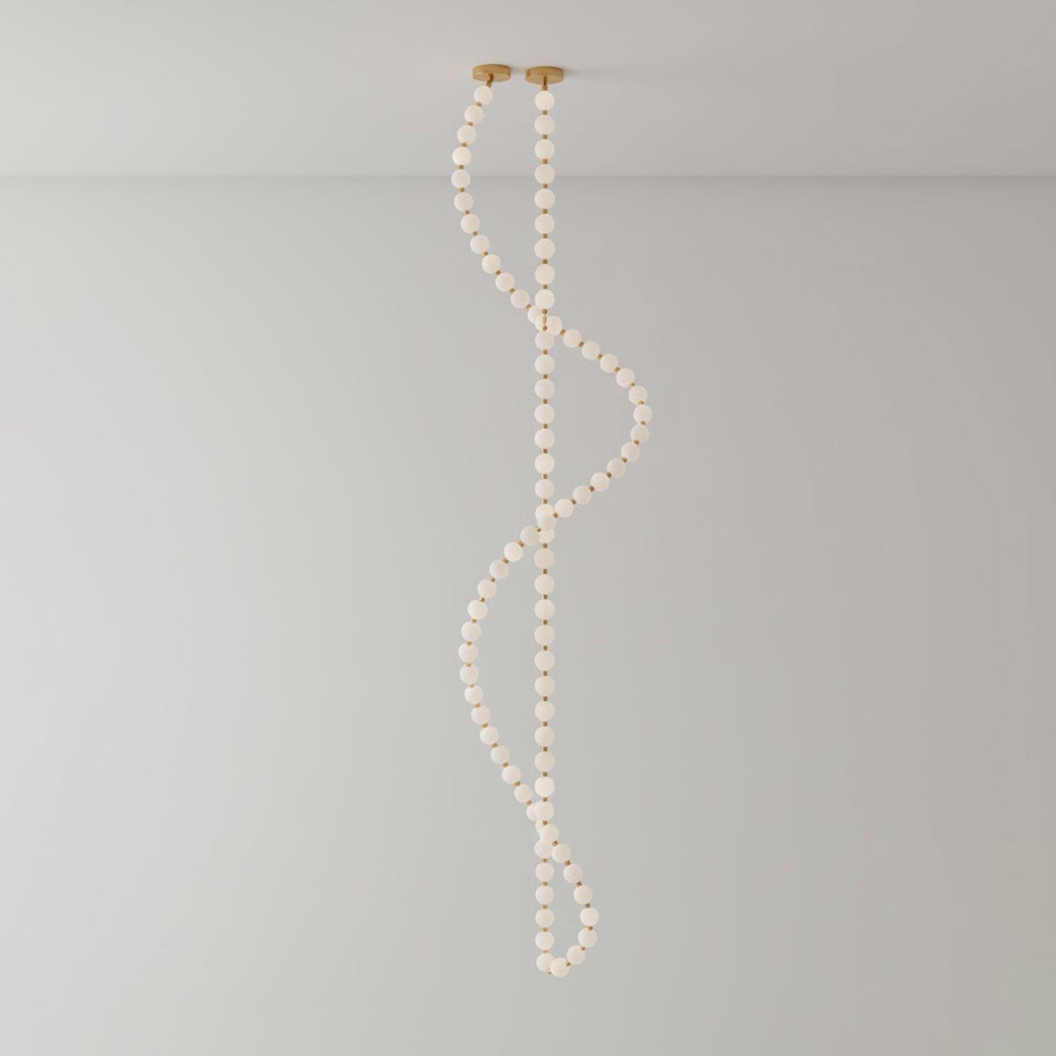 Pearl Necklace Balls Chandelier