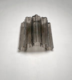 Murano Wall Lamp | 5 Smoked Tube Glass | Set of 2