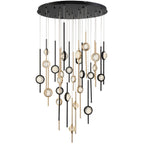 Velveton Seeded Glass Chandelier