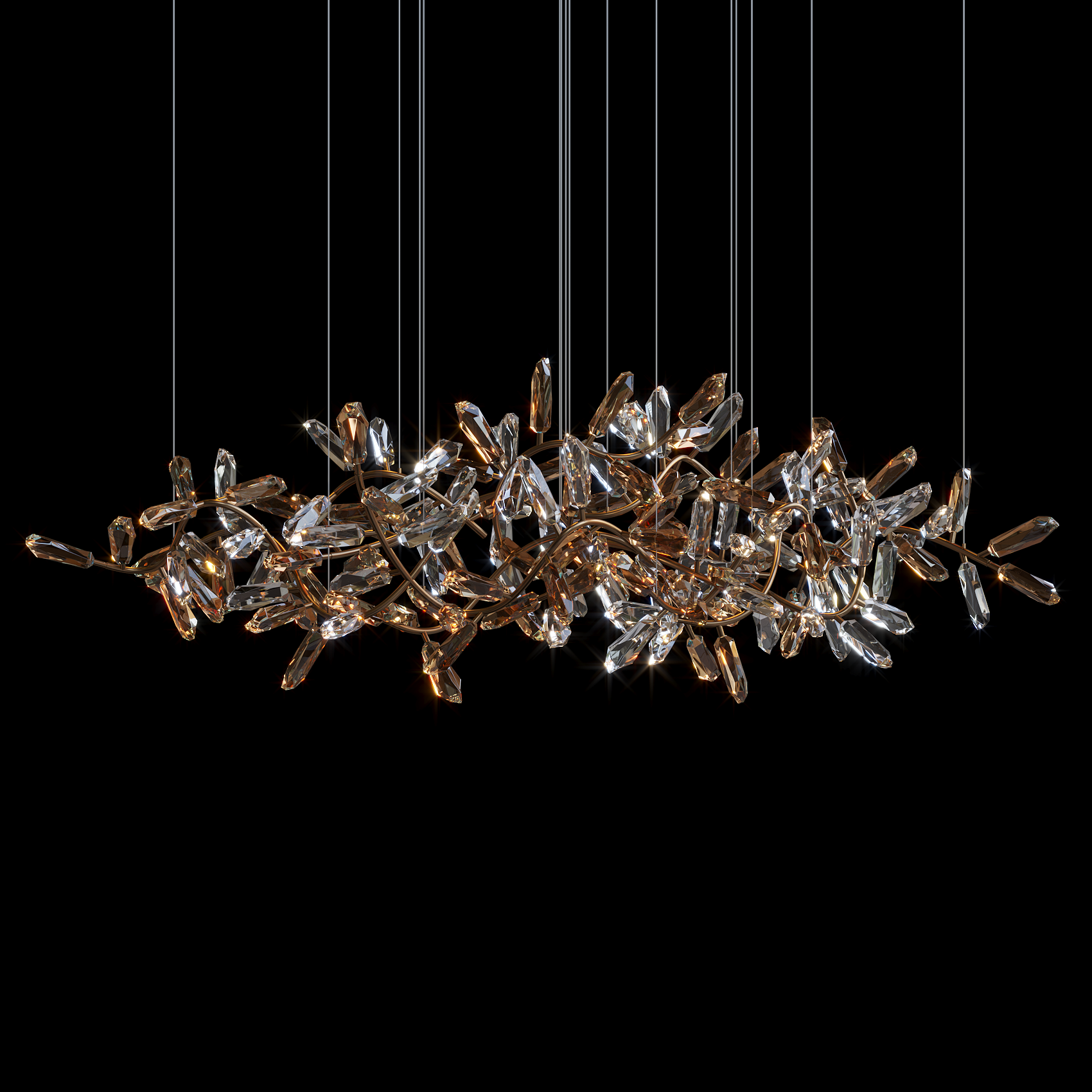 Crystal Twig Garland Chandelier