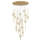 Velveton Seeded Glass Chandelier