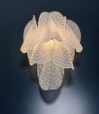 Murano Wall Lamp | 6 Clear Rondini Glass | Set of 2