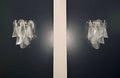 Murano Wall Lamp | 6 Clear Rondini Glass | Set of 2