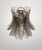 Murano Wall Lamp | 10 Smoked Felci Glass | Set of 2