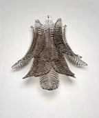 Murano Wall Lamp | 10 Smoked Felci Glass | Set of 2