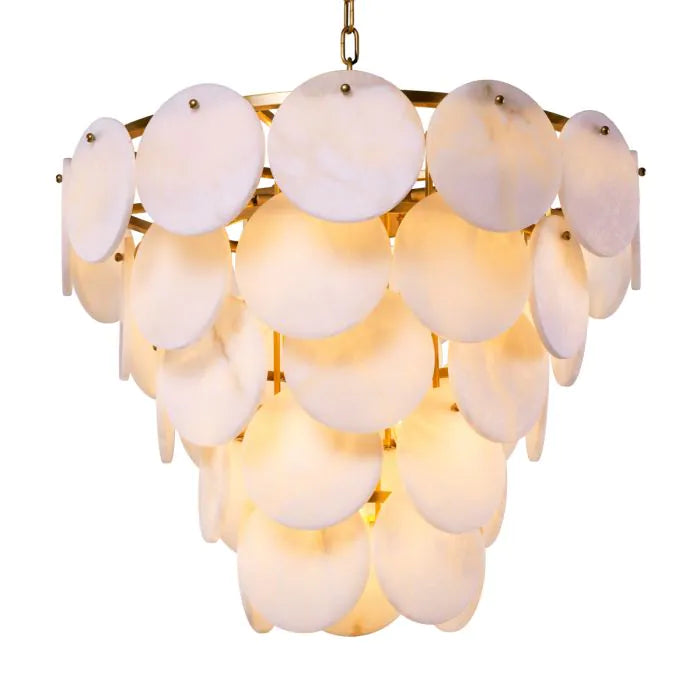 Clementina Alabaster Chandelier 26"