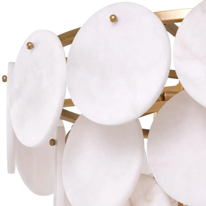 Clementina Alabaster Chandelier 26"