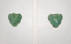 Murano Wall Lamp | 6 Green Alabaster Disc Glass | Set of 2