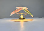 Murano Wall Lamp | 6 Multicoloured Alabaster Disc Glass | Set of 2